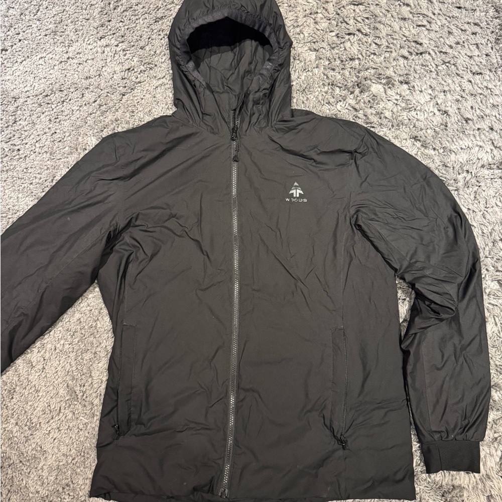 Woods Lightweight Hoody Jacket Synthetic Thermaloft Layer Water Resistant